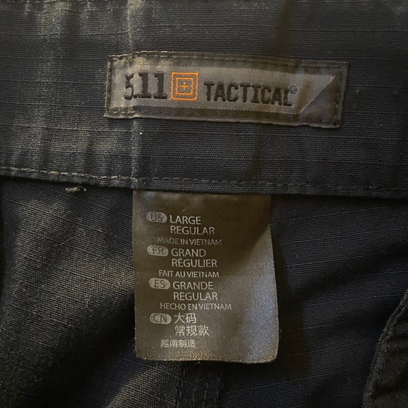 511 Tactical Series Mens Cargo Work Pants Style 74003 Size L Rip Stop 34x26 - Picture 3 of 4